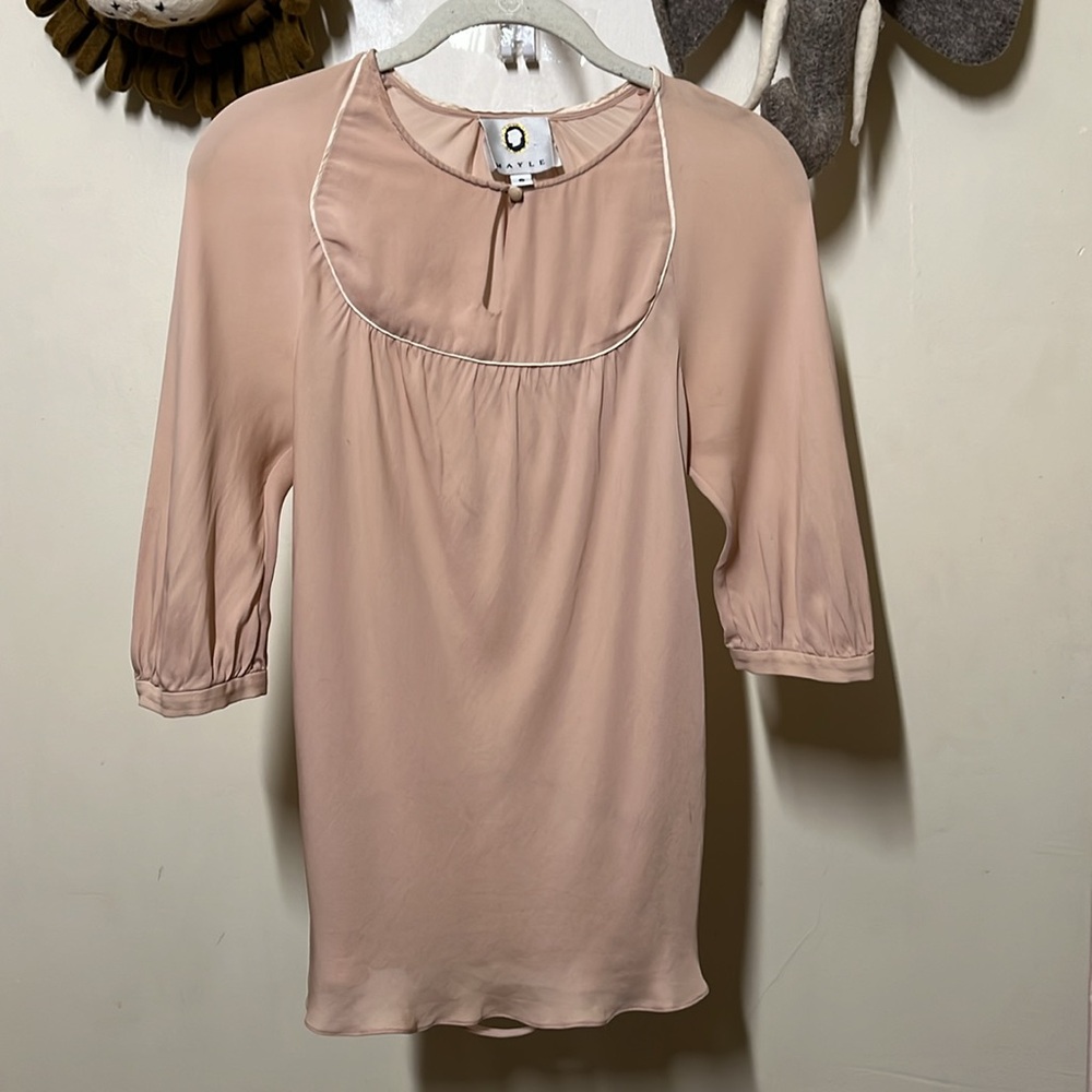 084❤️Mayle blouse size 6 blush pink
